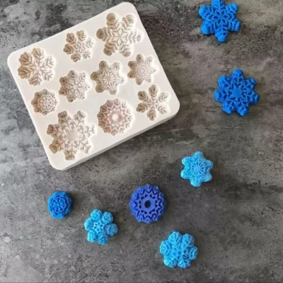 Snowflake Silicone Mold for Baking & Cake Decorating