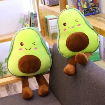 Cute Stuffed Avocado Plush with Legs