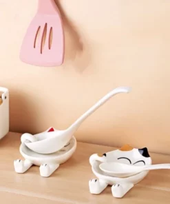 Ceramic Cat Spoon Rest