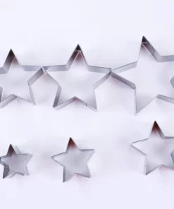 5 Point Star Cookie Cutter Set