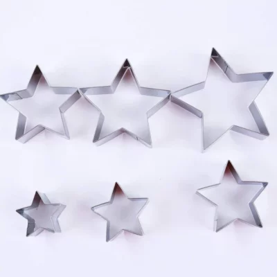 5 Point Star Cookie Cutter Set