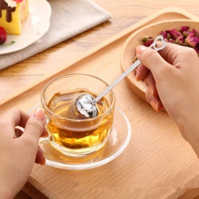 Food Grade Stainless Steel Heart Shaped Tea Infuser