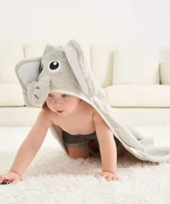 Elephant Hooded Bath Towel For Babies