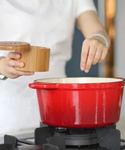 Bamboo Salt Storage Box