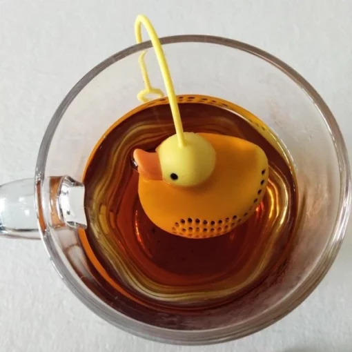 Food Grade Silicone Duck Tea Infuser