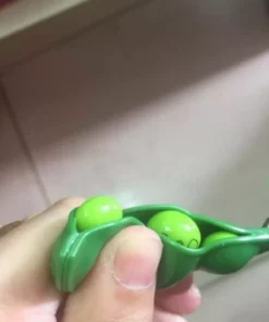 Stress Relieving Pop Up Edamame Keychain