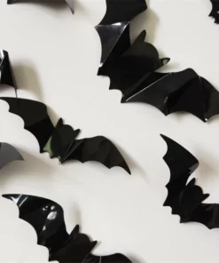 DIY Haunted House Halloween Bat Wall Stickers