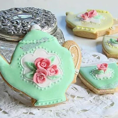 Teacup and Teapot Cookie Cutters Set