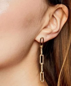 Trendy Dangle Paper Clip Earrings