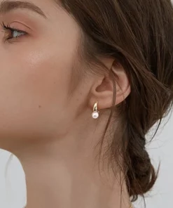 Dainty Pearl Huggie Earrings For Every Dress