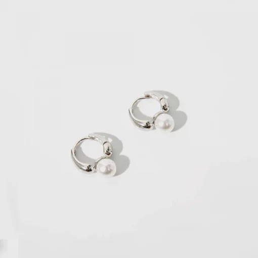 Dainty Pearl Huggie Earrings For Every Dress