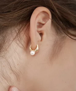 Dainty Pearl Huggie Earrings For Every Dress