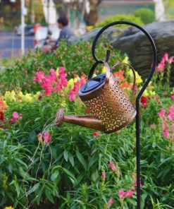 Glowing Watering Can Made with Fairy Light