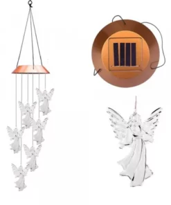 Solar Guardian Angel Wind Chime Light