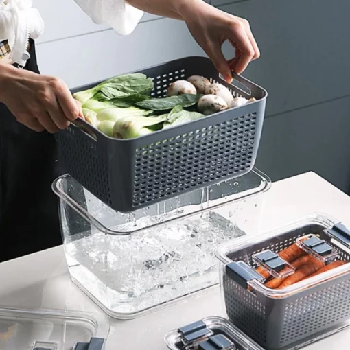 Multi-Use Fridge Storage Container Organizer