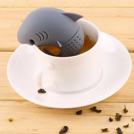 Shark Shaped Silicone Tea Strainer