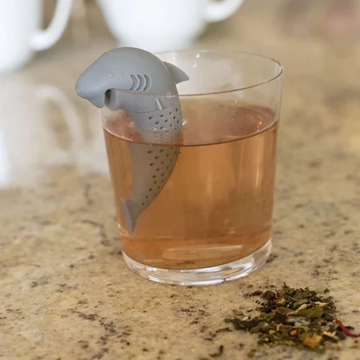 Shark Shaped Silicone Tea Strainer