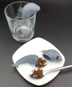 Shark Shaped Silicone Tea Strainer