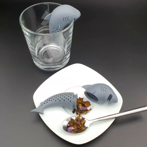 Shark Shaped Silicone Tea Strainer