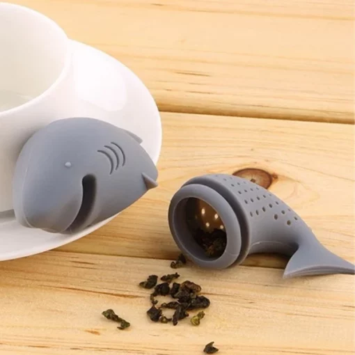 Shark Shaped Silicone Tea Strainer