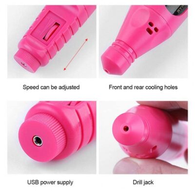 Mini USB Power Nail Polisher