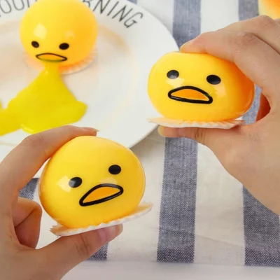 Vomiting Egg Yolk (Puking Egg Yolk Stress Ball)