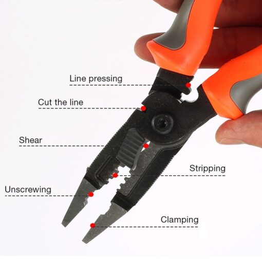 6 in 1 Multifunctional Electrician Pliers