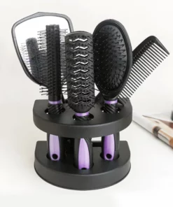 Salon Styling Hair Brush Mirror Holder