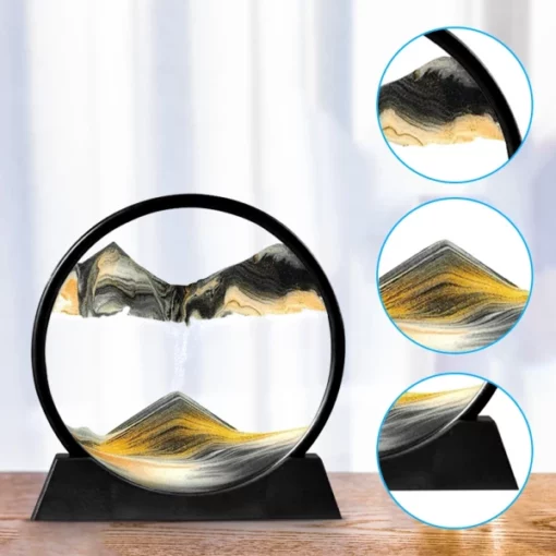 3D Moving Sand Art Hourglass - Image 7