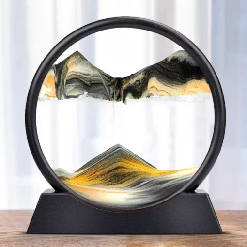 3D Moving Sand Hourglass