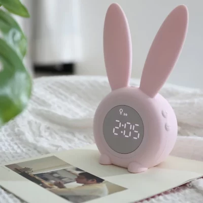 Creative Rabbit Ear Alarm Clock