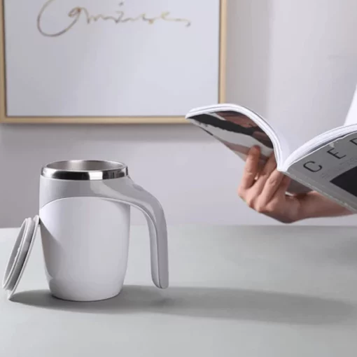 Automatic Self-Stirring Magnetic Mug