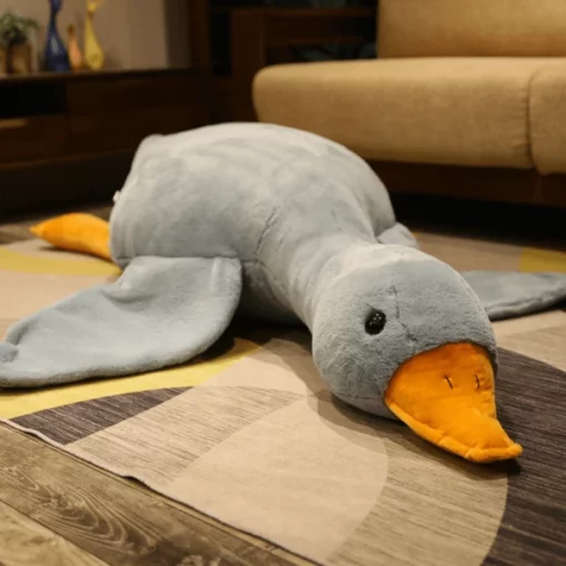 Giant Furry Duck Plush Toy