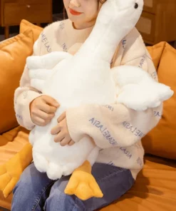 Giant Furry Duck Plush Toy