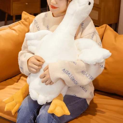 Giant Furry Duck Plush Toy