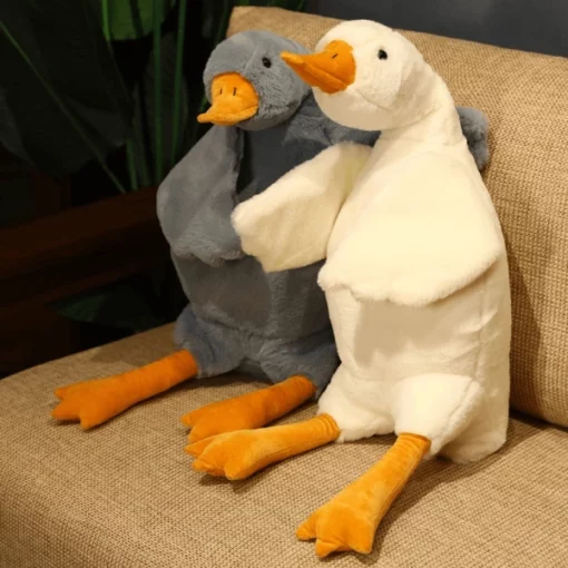 Giant Furry Duck Plush Toy