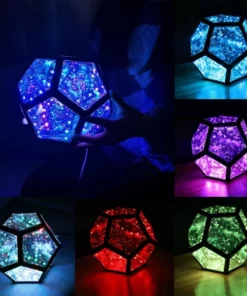 Infinity Dodecahedron Color Art Light