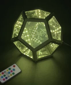 Infinity Dodecahedron Color Art Light