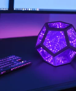 Infinity Dodecahedron Color Art Light