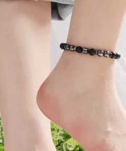 Black Obsidian Anti-Swelling Anklet