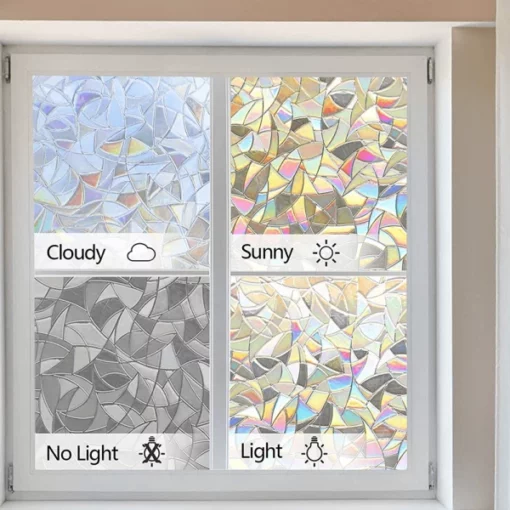 3D Rainbow Window Film