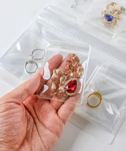 Transparent Jewelry Book Organizer Set