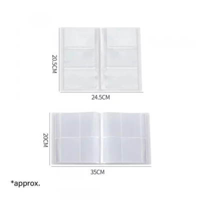 Transparent Jewelry Book Organizer Set