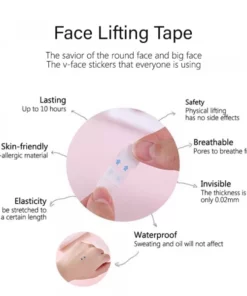 Face Lifting Tape Strips For A Beautifully Slim Face