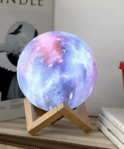 Galaxy Moon Lamp