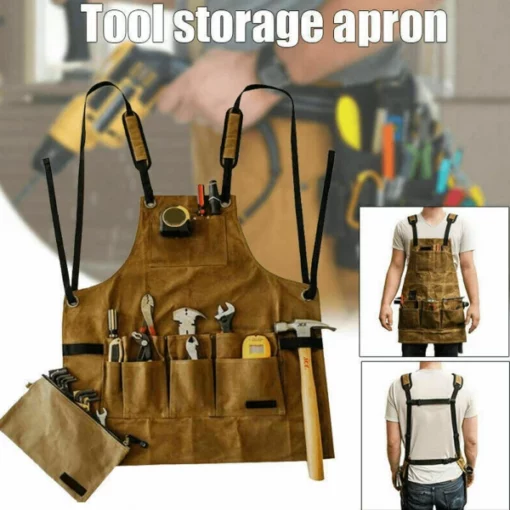 11 Pocket Adjustable Tool Apron Collector