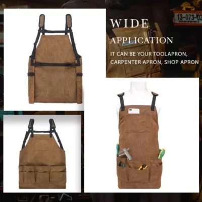 11 Pocket Adjustable Tool Apron Collector