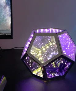 Infinity Dodecahedron Color Art Light