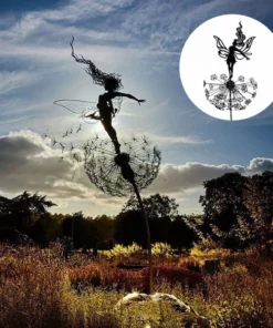 Fairy Steel Sculptures For Garden