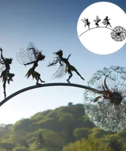 Fairy Steel Sculptures For Garden